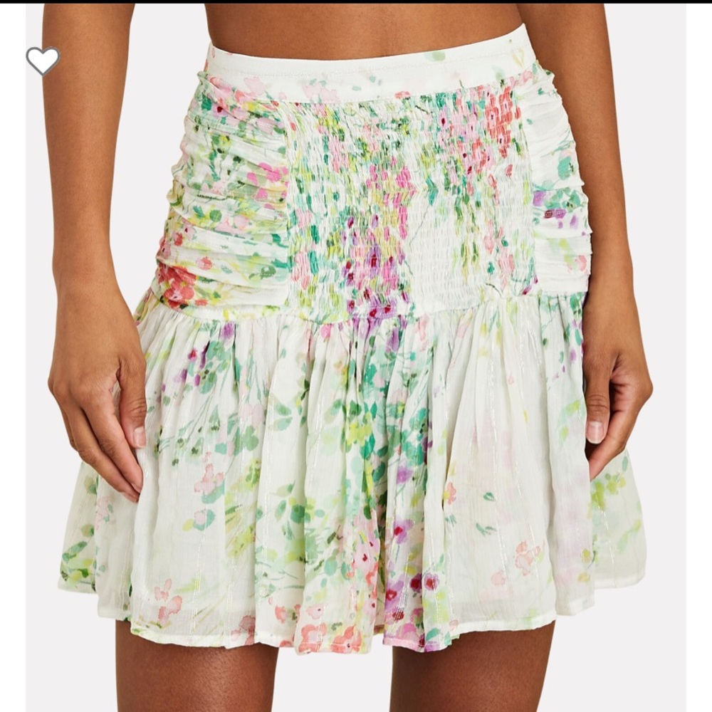 Sabina Musayev floral chiffon skirt